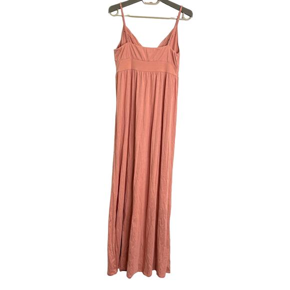 Victoria Secrets womens Long Maxi Dress Sleeveless Peachy Nude Size Large NWT - Picture 6 of 8